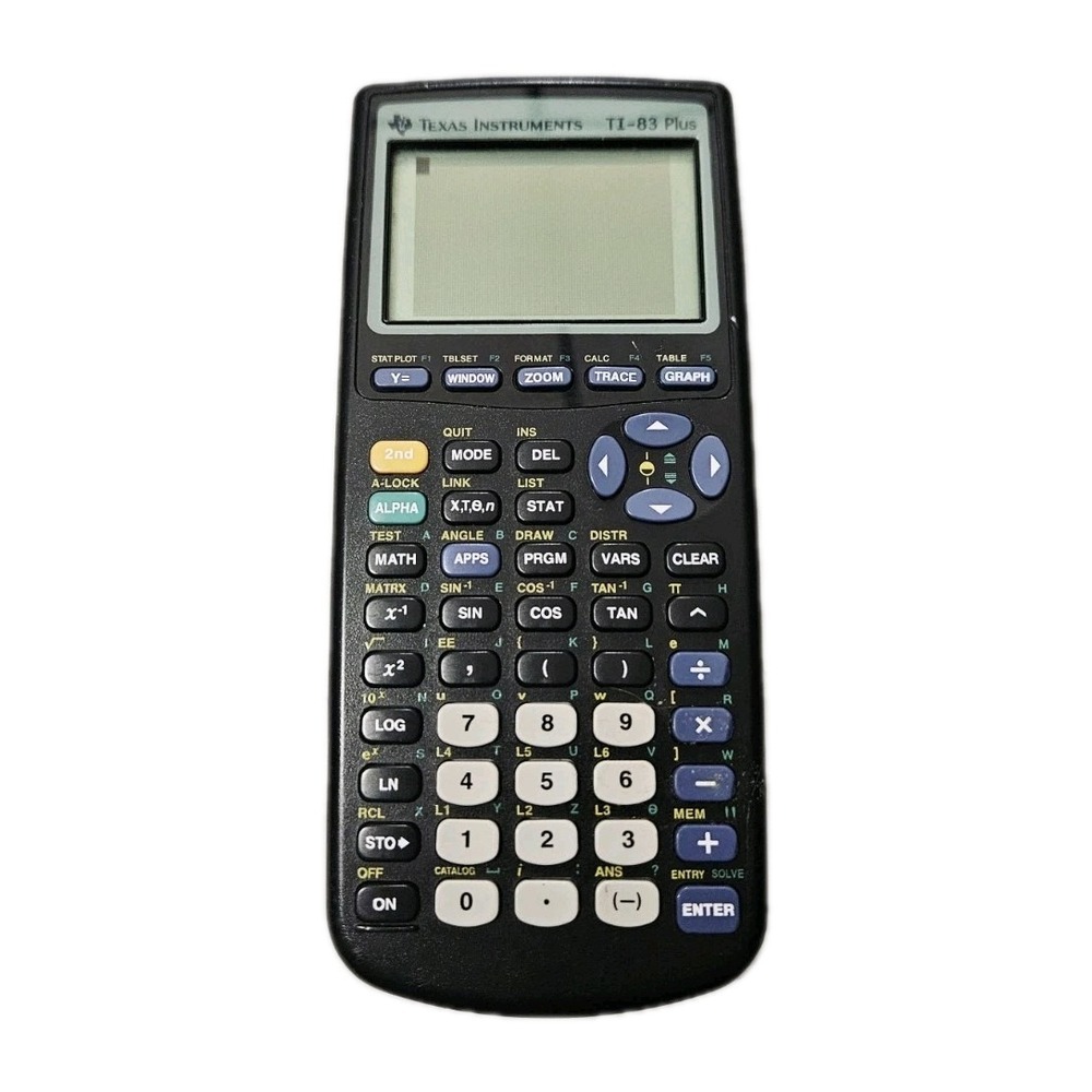 TI-83 Graphing Calculator With Cover Works Great